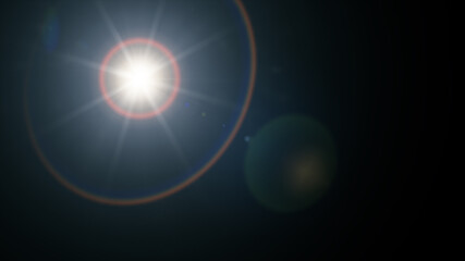 Overlays, overlay, light transition, effects sunlight, lens flare, light leaks. High-quality stock image of sun rays light effects, overlays or flare glow array isolated on black background for design