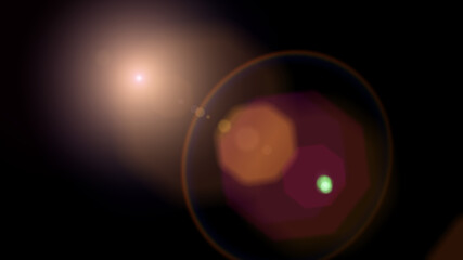 Overlays, overlay, light transition, effects sunlight, lens flare, light leaks. High-quality stock image of sun rays light effects, overlays or flare glow array isolated on black background for design