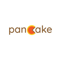 Logo design concept about pancake in vector file.