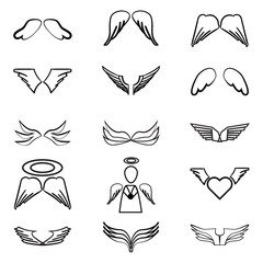 set of wings