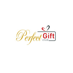 perfect gift club  logo vektor illustration