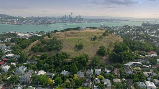 Aerial: My Victoria & Devonport suburb, Auckland, New Zealand
