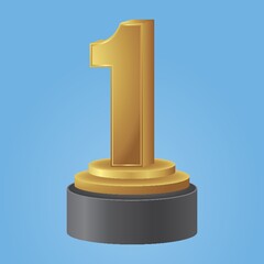 number one trophy