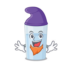 An adorable cartoon design of glass of water as an Elf fairytale character
