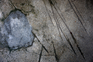 cement covered with gray cement surface as background for design