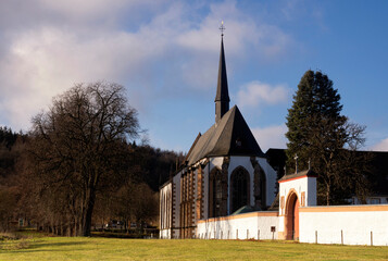 Fototapeta na wymiar View at Mariawald Abbey