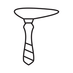 tie icon design,flat style trendy collection