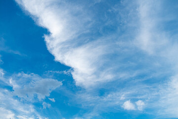cloudy blue sky view sushine background