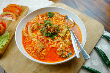 Rustic Noodle Soup Chicken