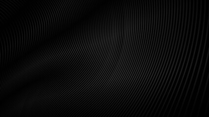 Black background with line curve design. Vector illustration. Eps10
