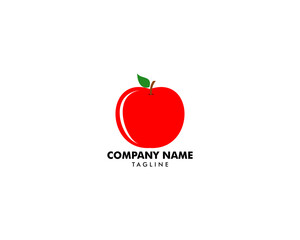 Apple vector illustration design icon logo template