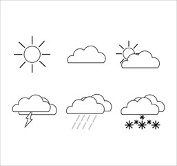 weather icon. illustration for web and mobile design.