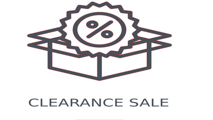 clearance sale icon