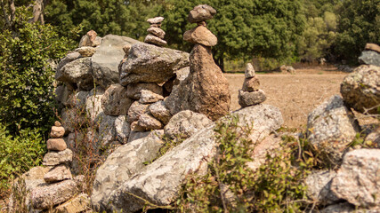 Megalithic site in Corsica