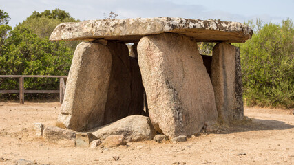 Megalithic site in Corsica