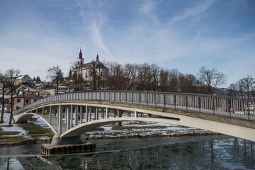 Most nad Popradem w Piwnicznej Zdrój