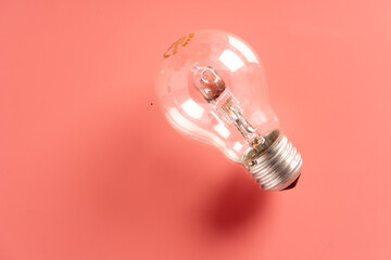 A variety of lighting bulb. Retro incandescent, halogen and mercury