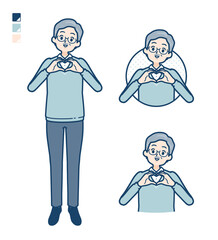 simple senior man_love-mark-hand-sign