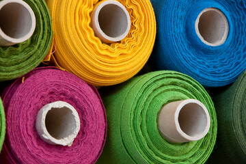 Upholstery. Rolls of fabric for office furniture. Office furniture industry. Colorfill. Chair fabrics.