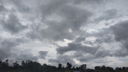 Obraz na płótnie Canvas storm clouds time lapse