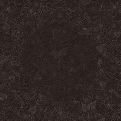 Background　Flower　Texture,Abstract,Elegant,Black