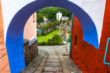 Portmeirion in North Wales, UK.
