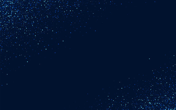 Dark Party Vector Starry Background. White Light 