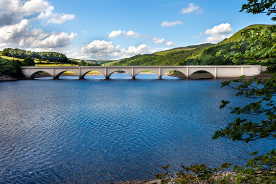 Ladybower reservoir, Derbyshire, UK.