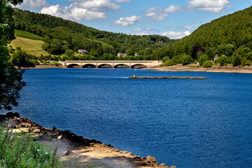 Ladybower reservoir, Derbyshire, UK.