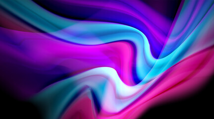 Liquid colors fluid gradients on black background