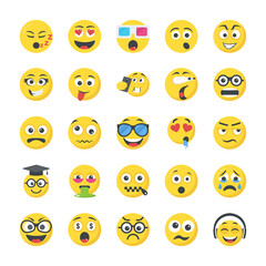 Smileys Flat Icons 