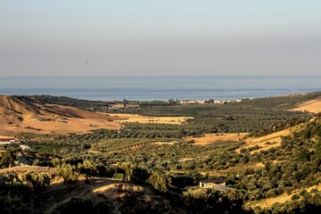 Obraz premium panoramic view of the city of Mirto