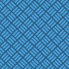 Japanese Diagonal Weaving Vector Seamless Pattern