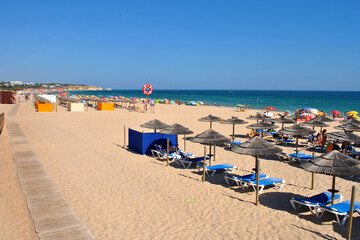 Praia de Alvor Beach near Portimao, Algarve, Portugal