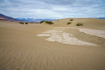 mesquite flat sand dunes in death valley national park in california, usa