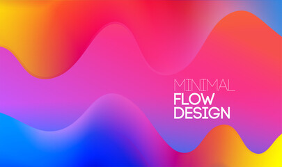 Moving colorful abstract background. Dynamic Effect. Vector Illustration. Design Template.