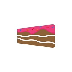 birthday cake vector design template illustration