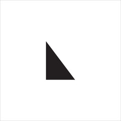 Triangle icon vector