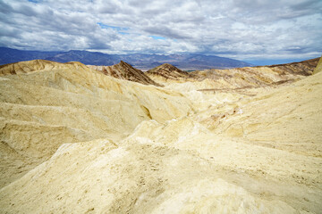 hikink the golden canyon - gower gulch circuit in death valley, california, usa