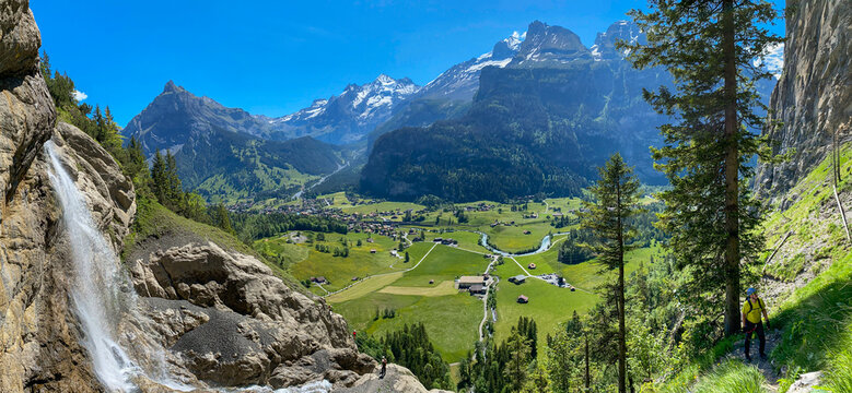 Kandersteg - amazing vacation destination in the Swiss Alps, Switzerland