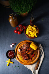 tender spare ribs from the grill