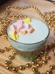 Coffee with marshmallow 