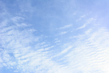 Blue sky with cloud. Nature background landscape.