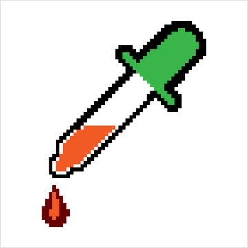 recommend clip art: Eye Dropper Icon Pixel Art, Pixelated Form