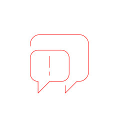 Fototapeta premium speech bubble icon