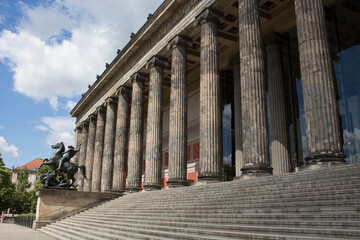 Naklejka premium Side view of famous Museum in Berlin