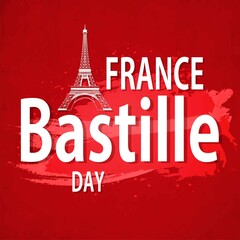 Bastille day. Vector background.