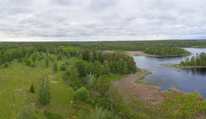 Fototapeta na wymiar Forested panorama