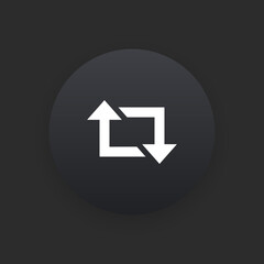 Social Bird -  Matte Black Web Button