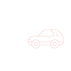 Fototapeta premium red sports car